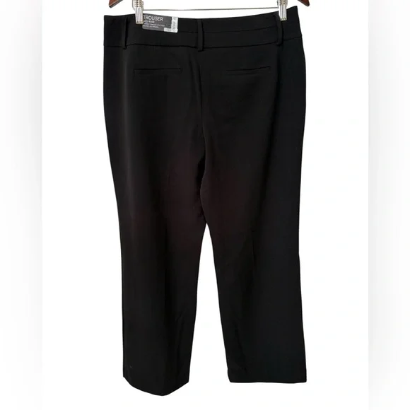 Apt. 9 Black Mid Rise Wide Leg Dress Pants Size 12 Shaping Solution - Picture 2 of 8